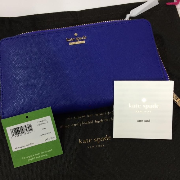 kate spade Handbags - Kate Spade New Blue Lacey Cameron Street Wallet